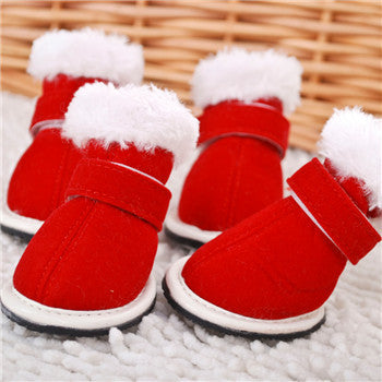 Christmas Pet shoes