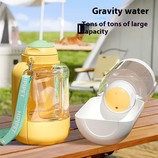 2 In 1 Large Capacity Portable Food And Water Bowl