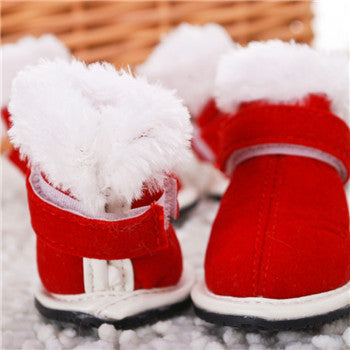 Christmas Pet shoes