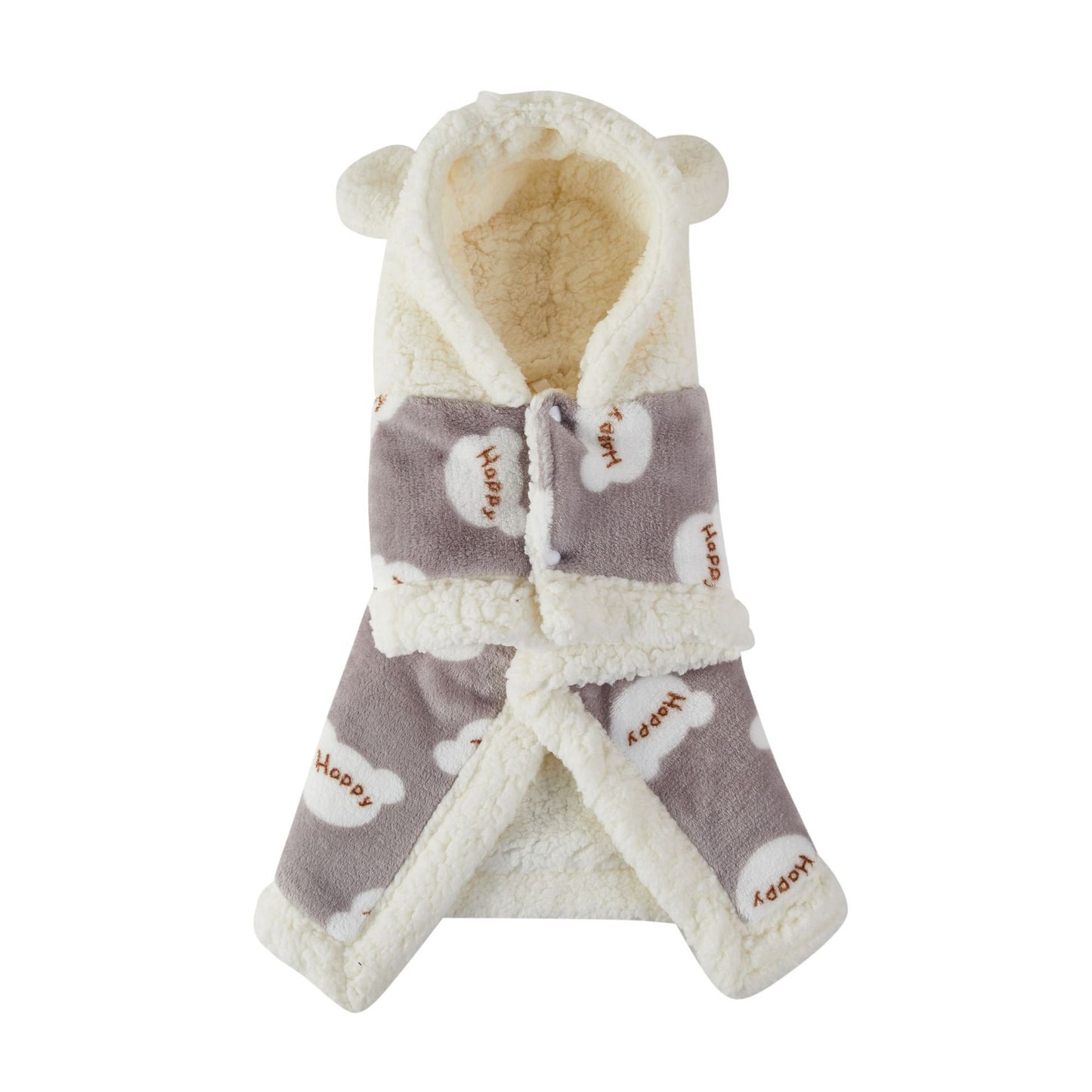 Pet Warm Thickened Hooded Pajama Flannel