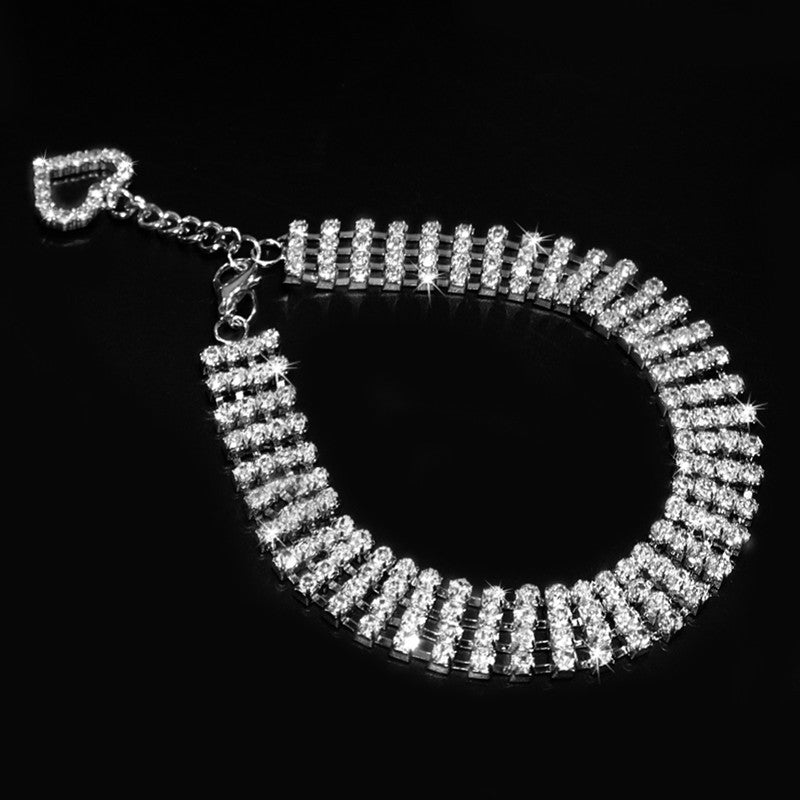 Rhinestone Pet Collar