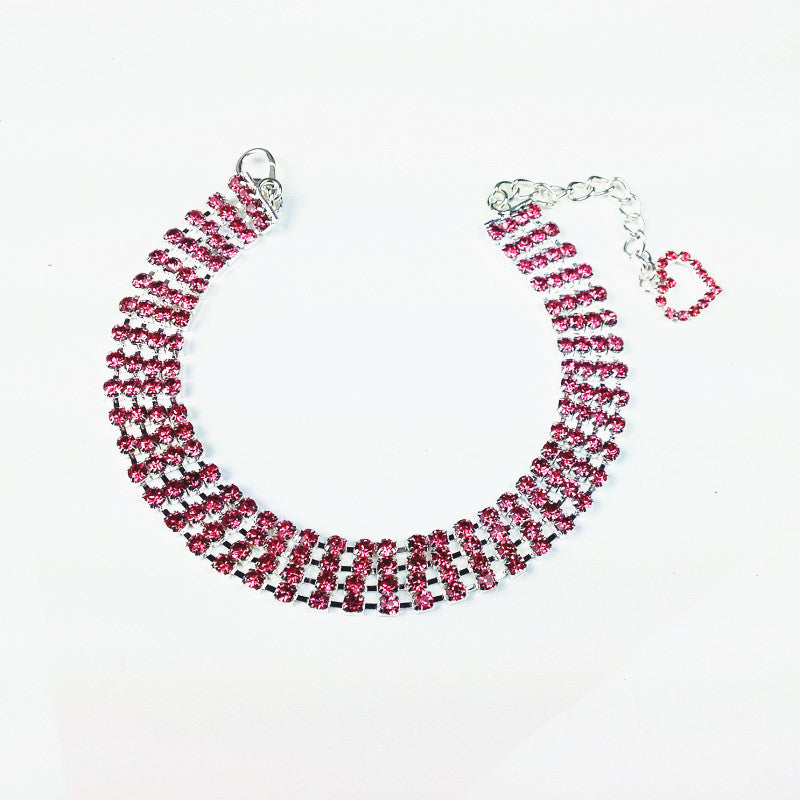 Rhinestone Pet Collar
