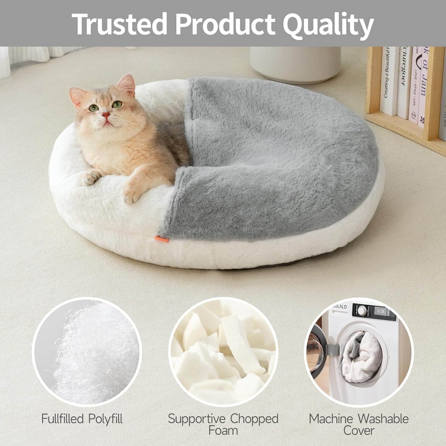 Enclosed Small Dog Bed Cave