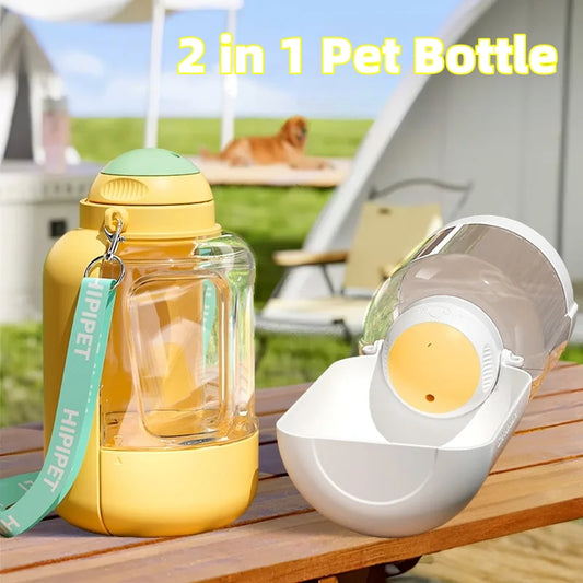 2 In 1 Large Capacity Portable Food And Water Bowl