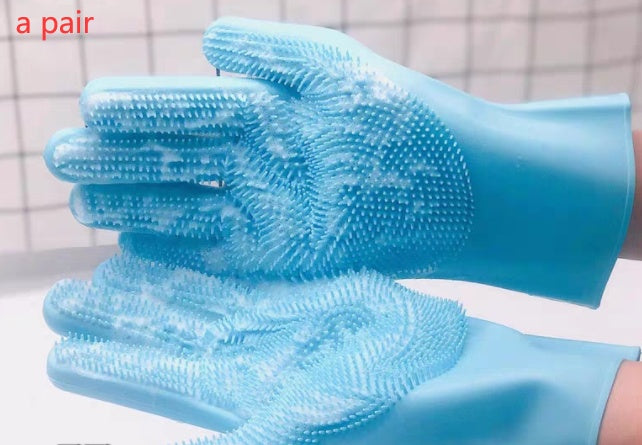 Silicone Dog Grooming Hair Gloves