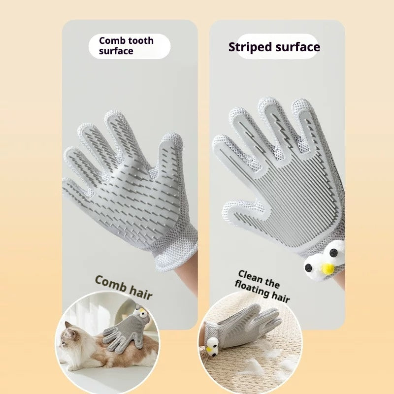 Silly Cat Grooming Gloves
