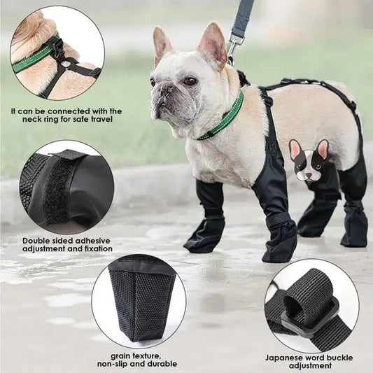 Adjustable Waterproof Dog Shoes